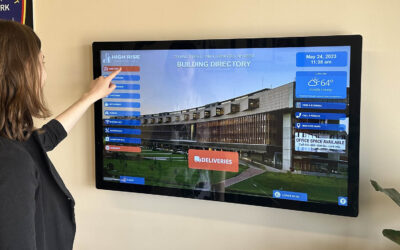 Visitor Management System in Use