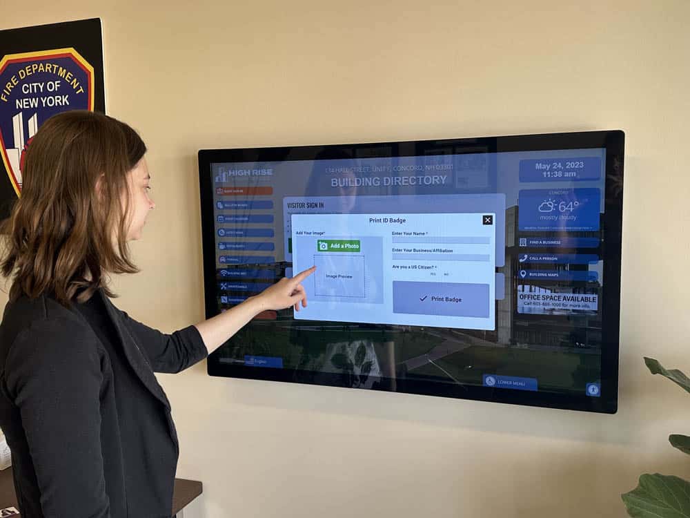 Taking a Picture for Name Tag