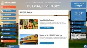 Visitor Management Software Bulletin Board
