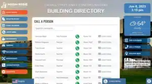 Self-service search contact