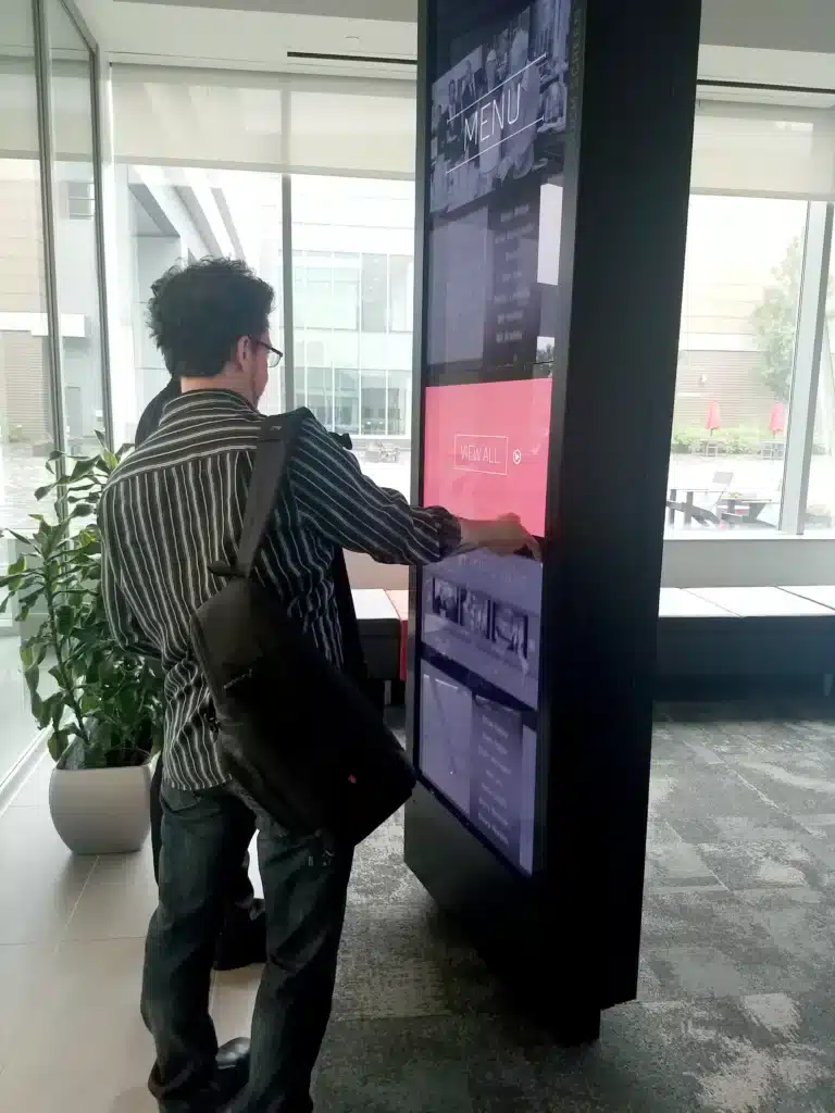 espn tower kiosk custom project in use