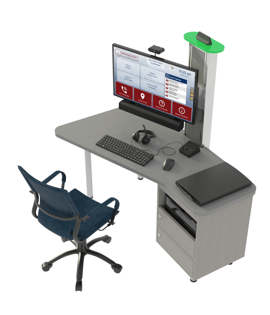 Aegis Desk Kiosk Office Suite