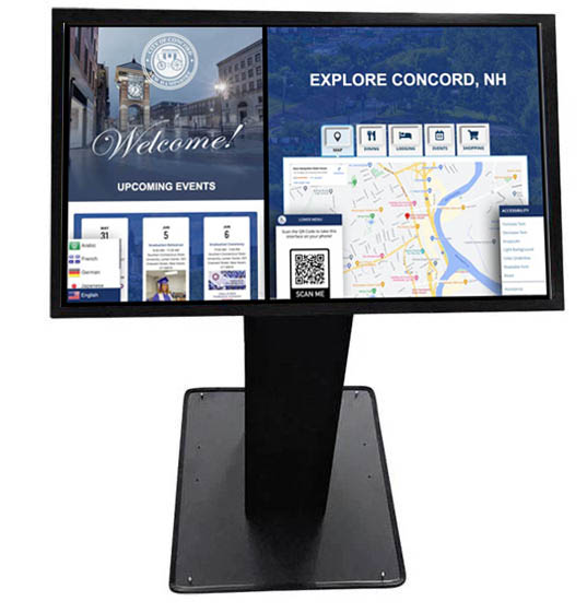 pedestal-with-cityguide Interactive Kiosk