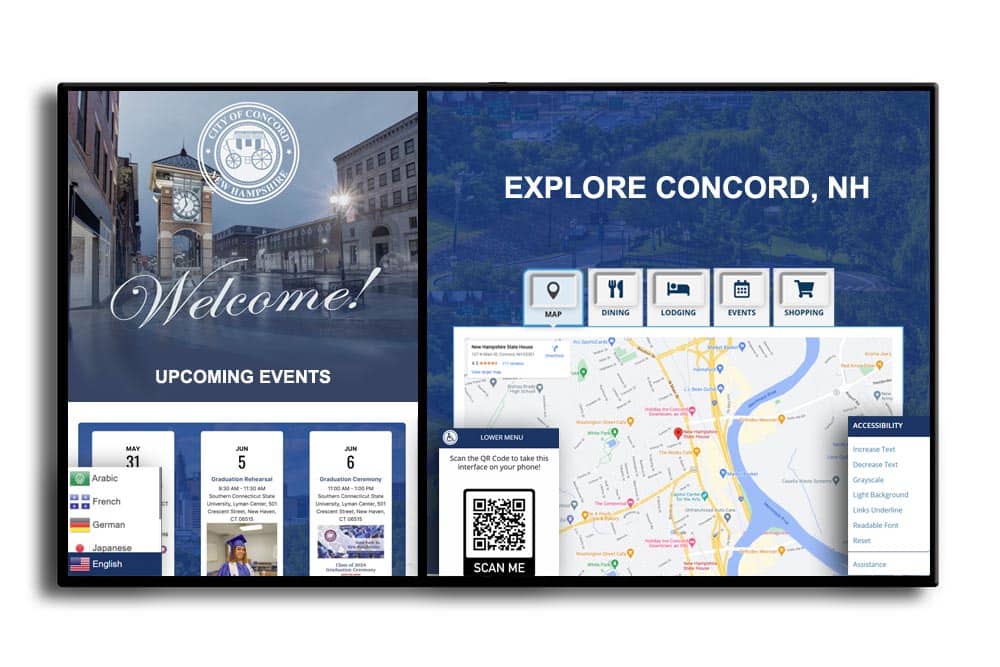 Wall Mounted CityGuide Wall Mounted CityGuide