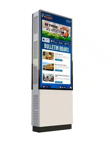 Outdoor Monolith School Spirit Engagement Kiosks