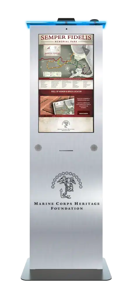 Merchant Max Kiosk for Marine Corps Heritage Foundation