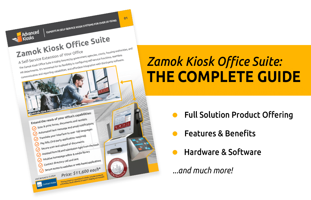 Kiosk Office Suite Brochure