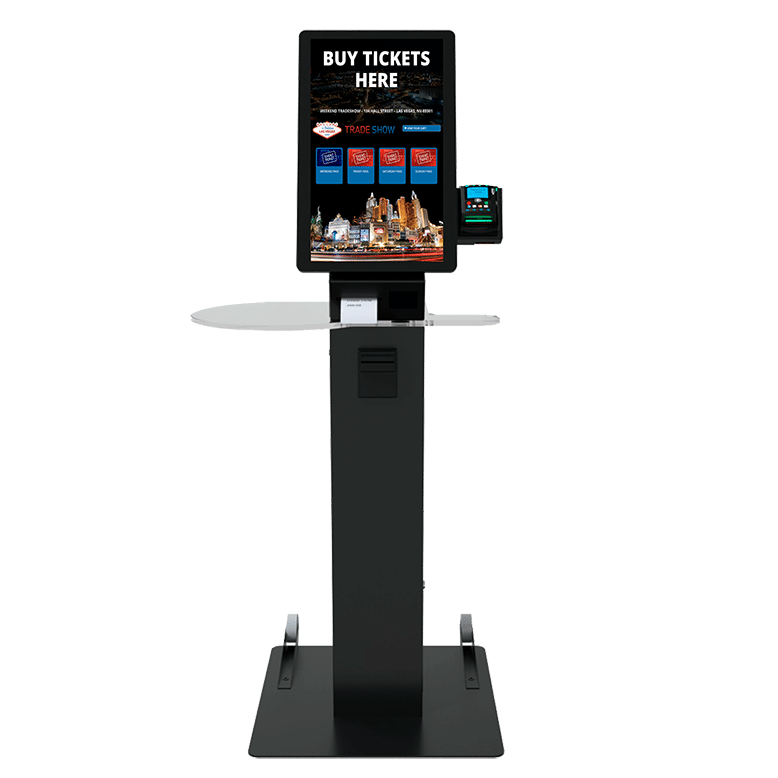 Ticketing Kiosk with Table and Credit Card Reader Ticketing Kiosk with Table and Credit Card Reader