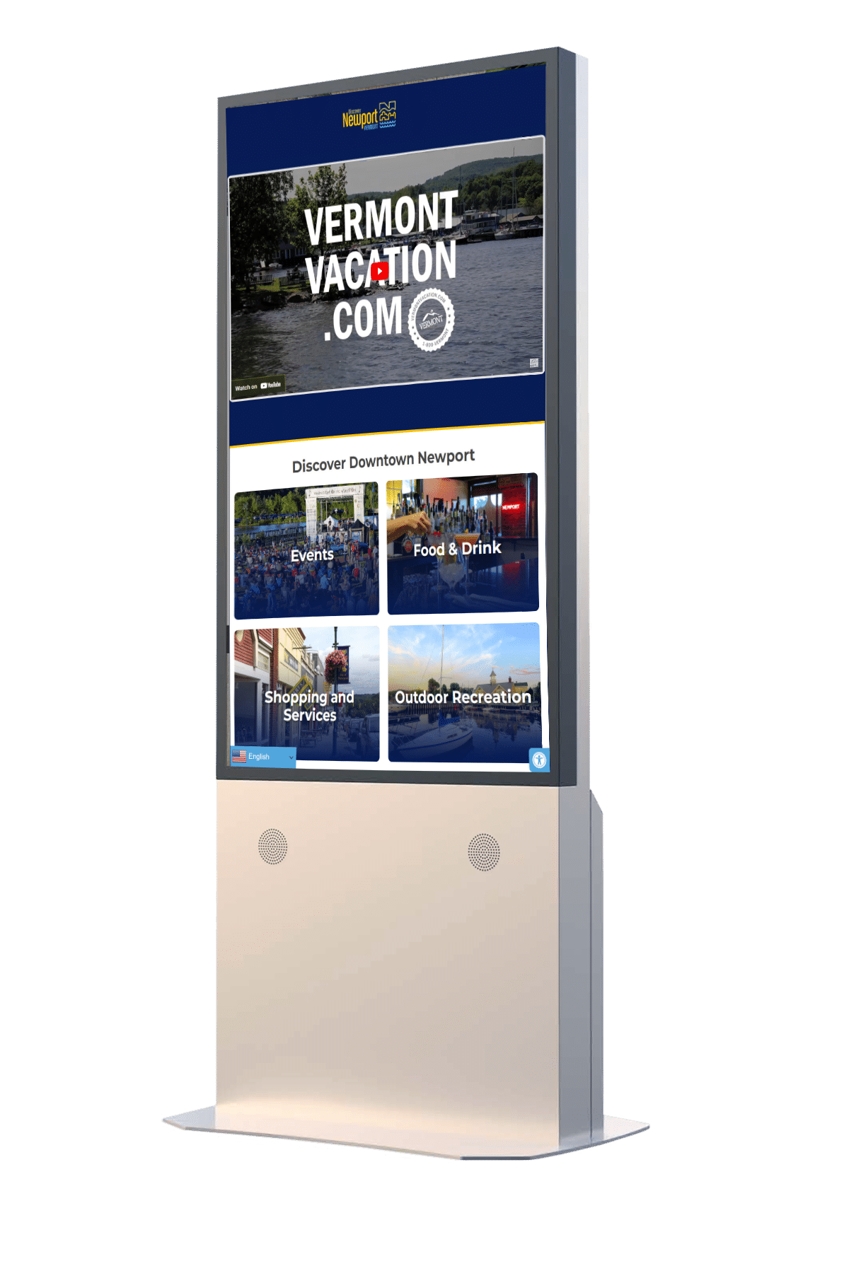 Indoor Monolith with AK Cityguide Software Indoor Monolith with AK Cityguide Software