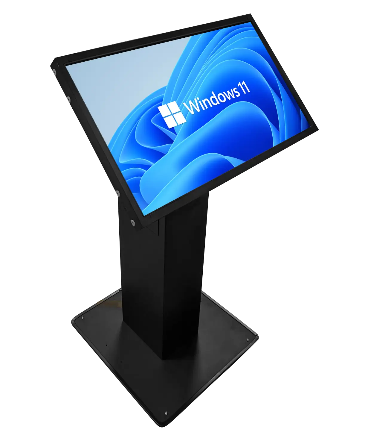 Vertex pedestal kiosk angle