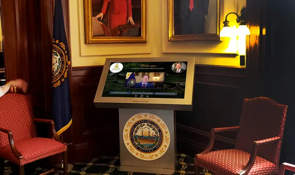 Information Kiosk at NH Governor's Office