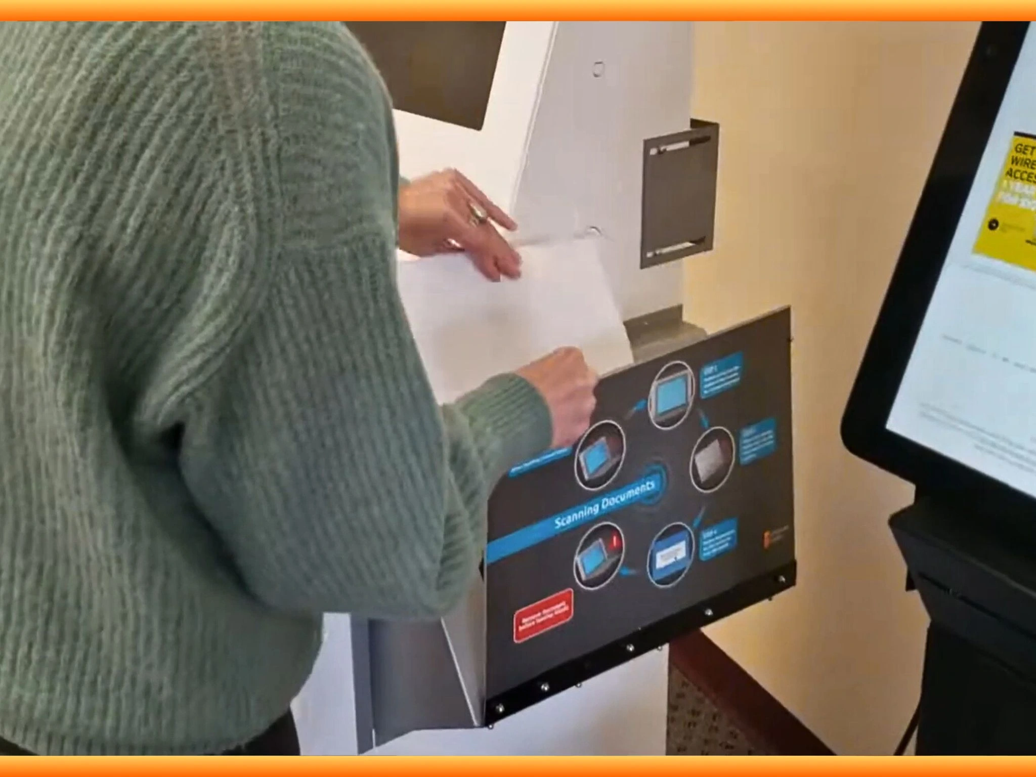 Document Scanning with Zamok Kiosk Management Software Document Scanning with Zamok Kiosk Management Software