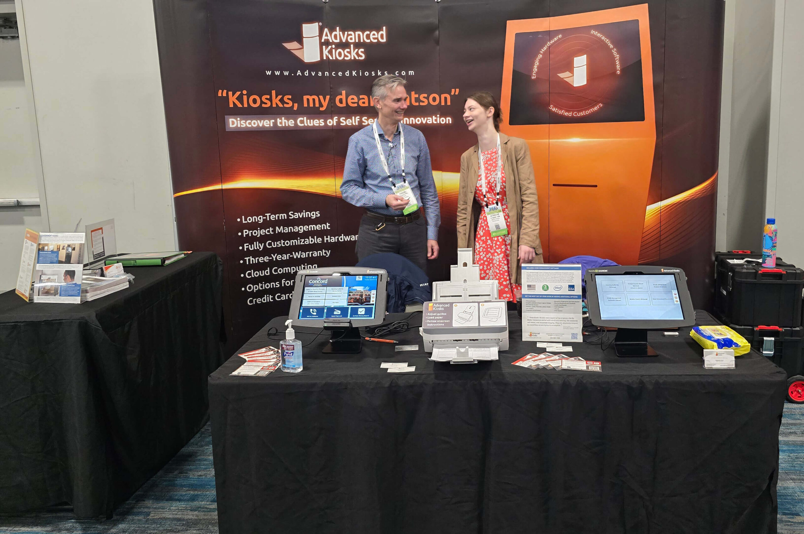 AK at tradeshow