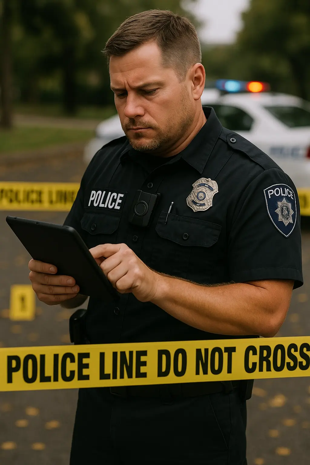 law enforcement kiosk interface sample