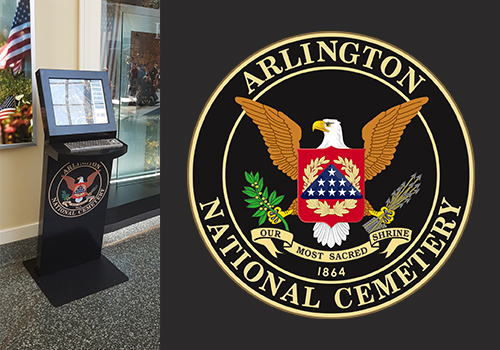 Arlington National Cemetery customer page graphic