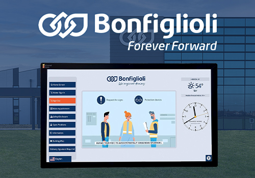 Bonfiglioli customer page graphic