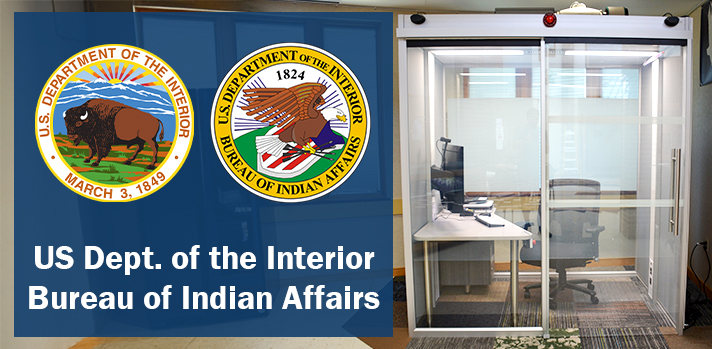 Dept of Interior - Bureau of Indian Affairs Interactive Beneficiary Kiosk Booth customer page image
