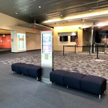 Marine Corps Heritage Foundation kiosk installation Marine Corps Heritage Foundation kiosk installation