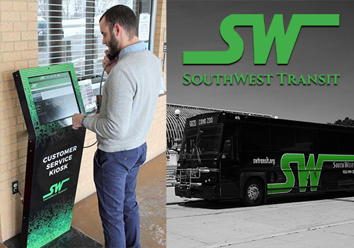Southwest Transit customer page graphic