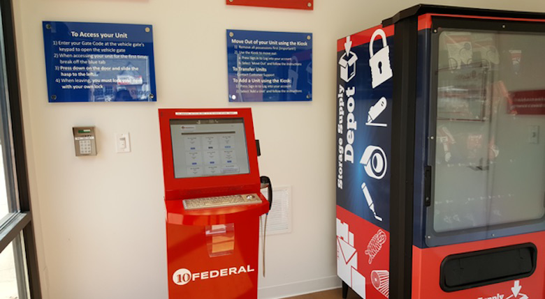 10 federal self-storage indoor kiosk 10 federal self-storage indoor kiosk