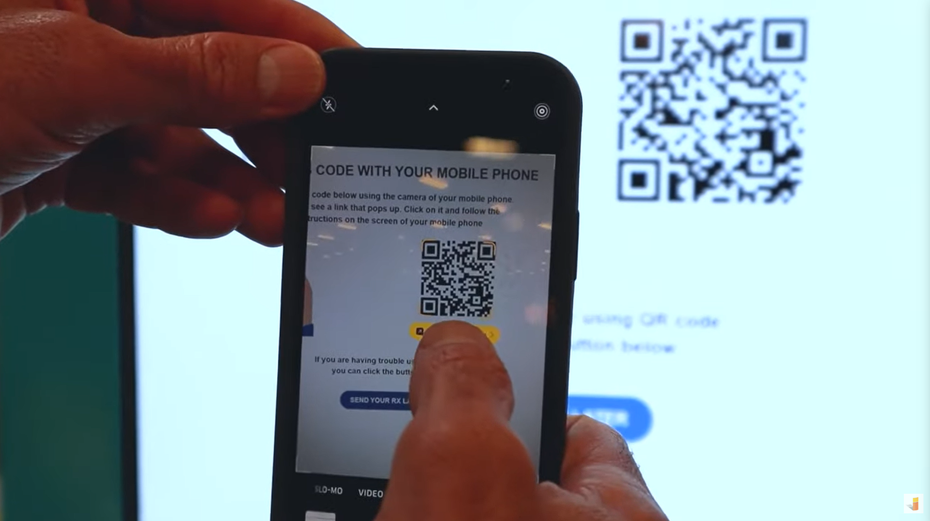 Devlyn Optical eyewear retail kiosk user interface QR code Devlyn Optical eyewear retail kiosk user interface QR code