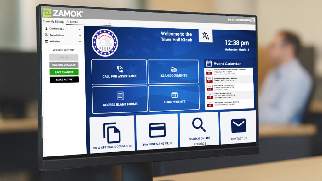 Zamok Kiosk Management Reports - Image Grid