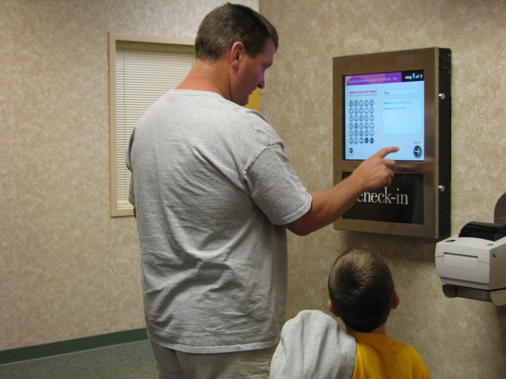 Self-service check in