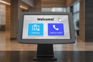Check in kiosk-featured