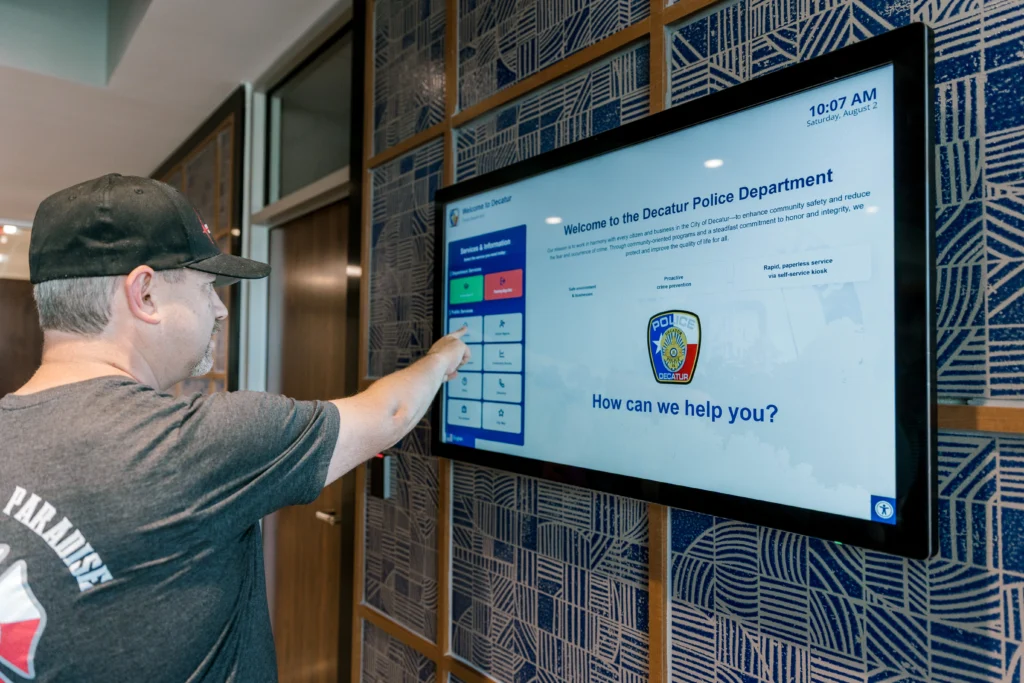 Greeter visitor management system for law enforcement