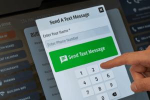 SMS and Send Text Messages-Tablet Kiosk