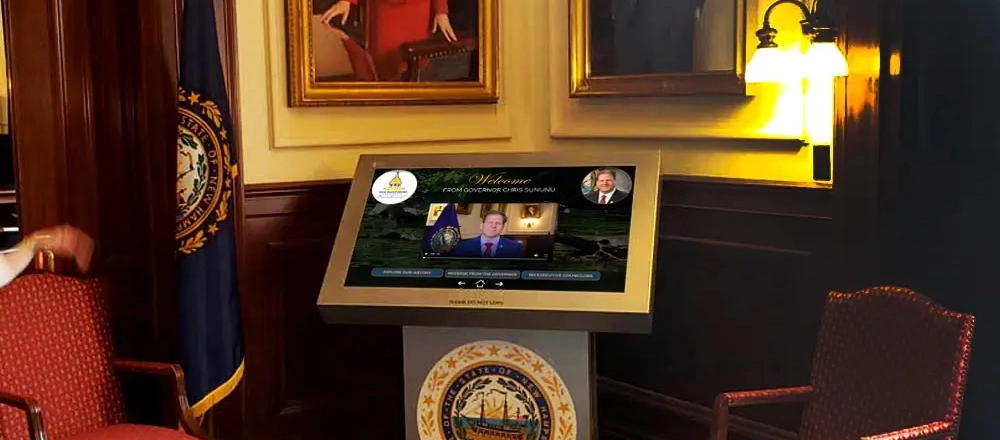 Information Kiosk at NH Governor's Office