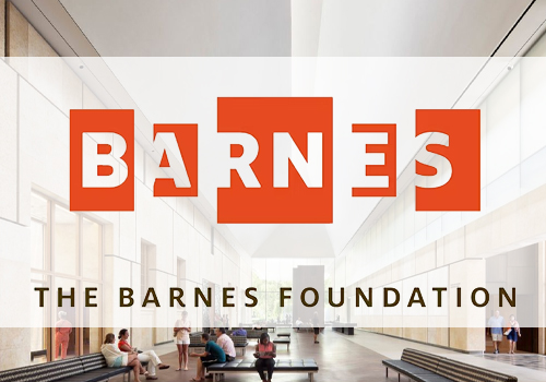 Barnes Foundation webpage graphic