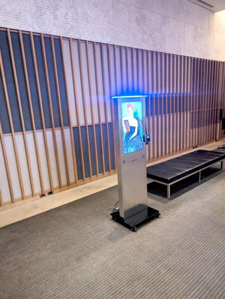 Barnes foundation kiosk