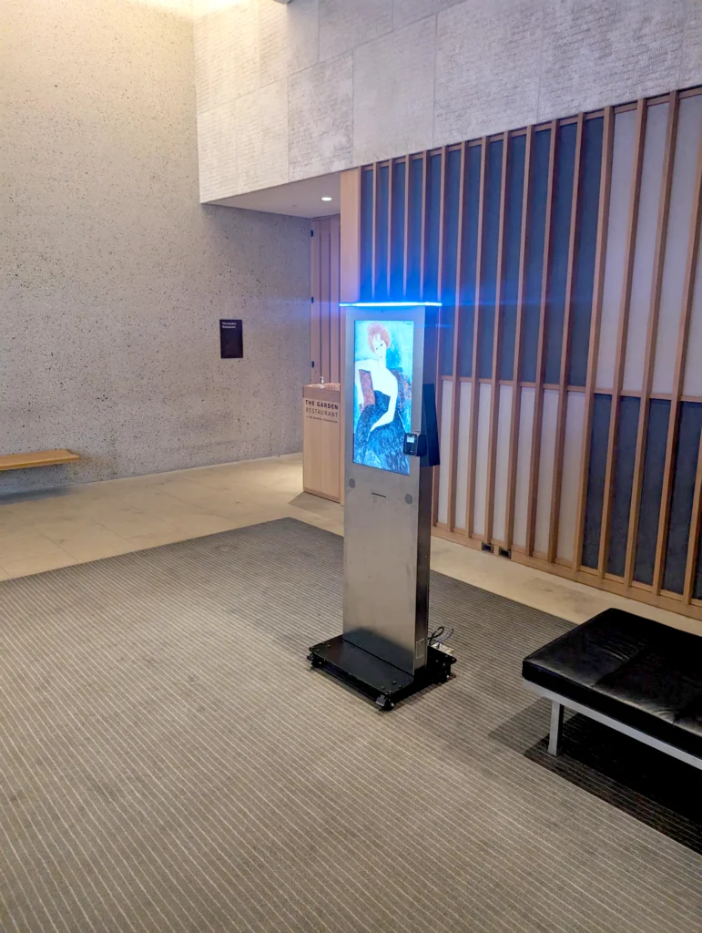 Barnes foundation ticketing kiosk