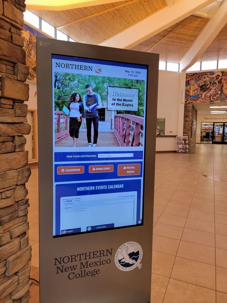 Northern New Mexico Indoor Monolith Kiosk Northern New Mexico Indoor Monolith Kiosk