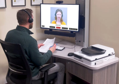 Aegis desk video conference