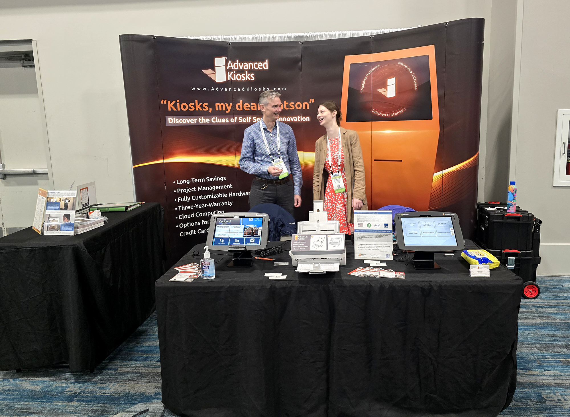 Advanced Kiosks booth IACP Technology Conference