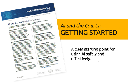 AI and the Courts: Getting Started