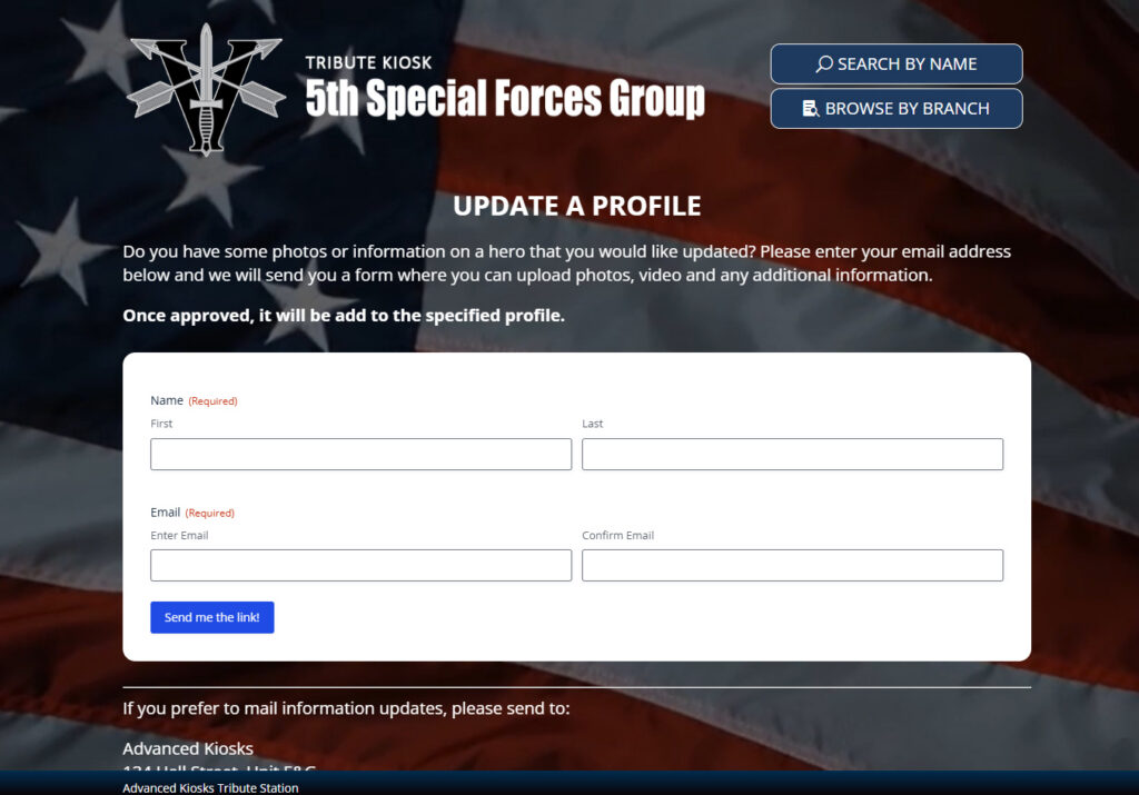 5th Special Forces Group tribute update profile