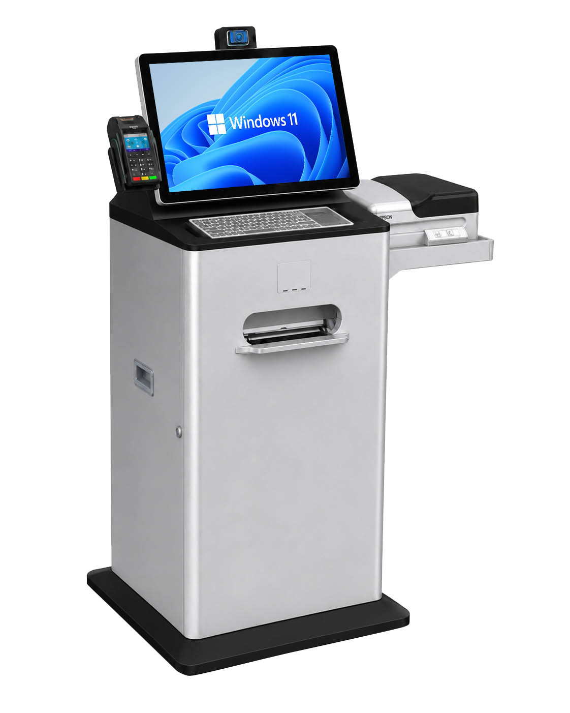 Document Processing Kiosk right angled view Document Processing Kiosk right angled view