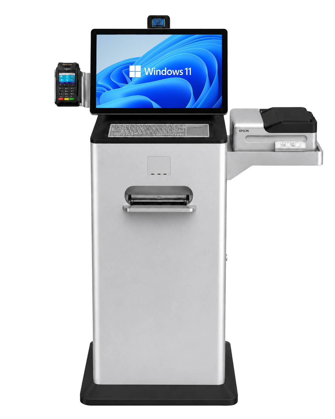 Document Processing kiosk front view Document Processing kiosk front view