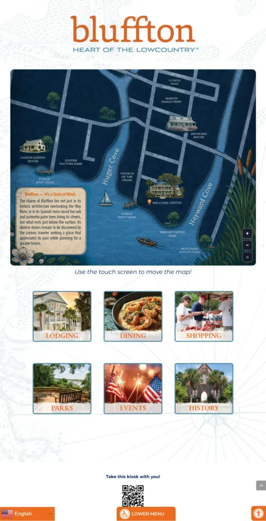 Bluffton Map