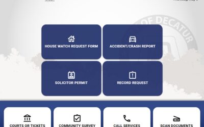 Decatur Police user interface 050825