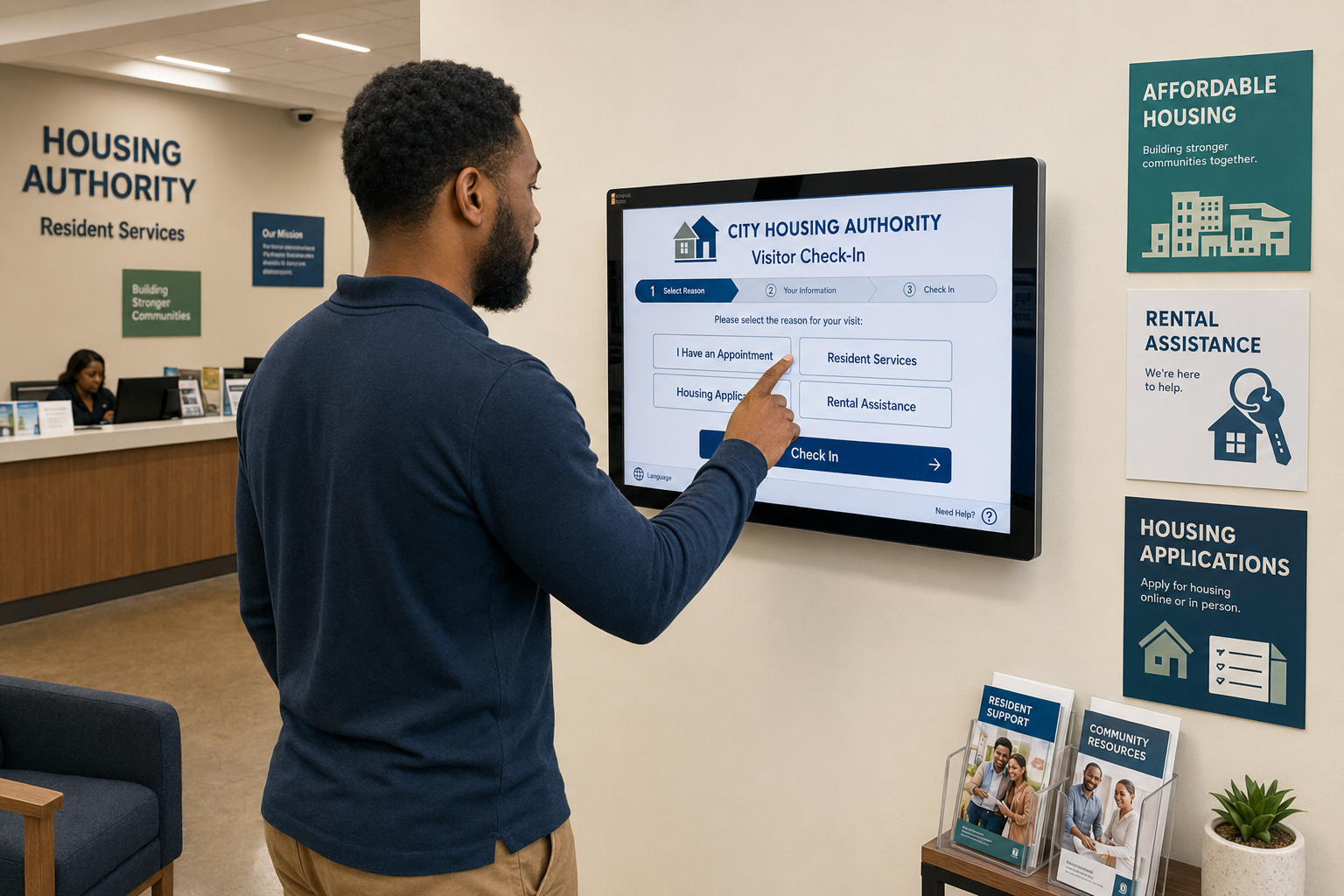 Housing authority visitor management system Housing authority visitor management system