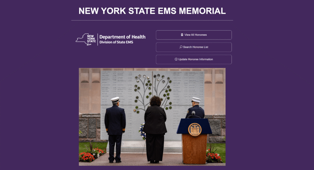 New York State EMS Memorial