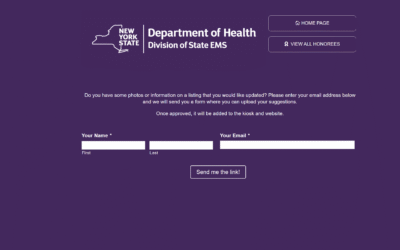 New York State EMS Memorial Update Entry New York State EMS Memorial Update Entry