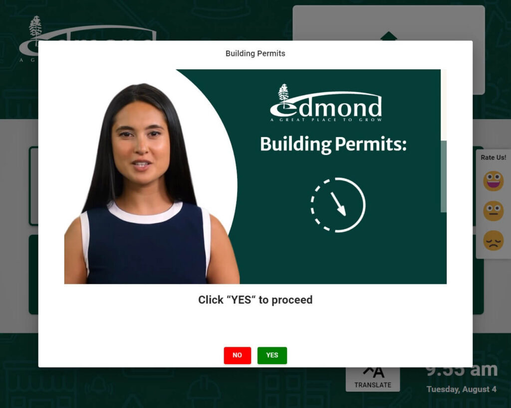 Edmond OK instructional popup video - Building Permits