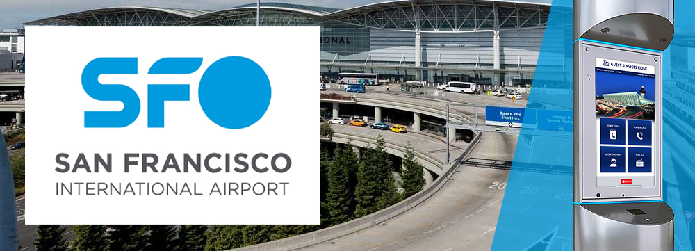 SFO San Francisco International Airport kiosk