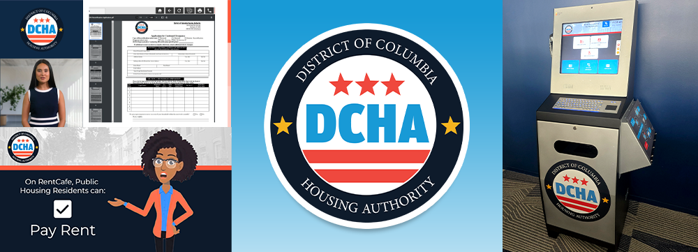 DC Housing Authority customer page image