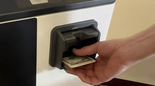 Vault - Pay with cash